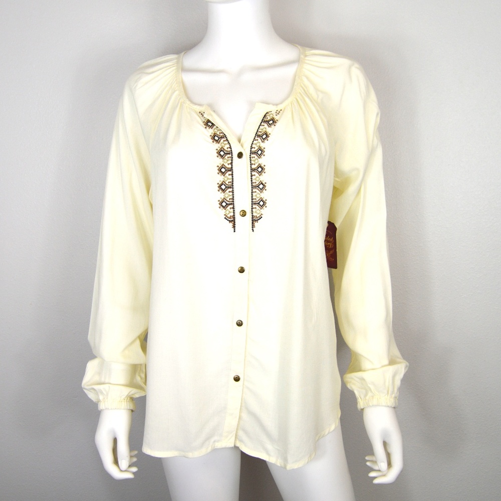 Faded Glory Long Sleeve Button Up
